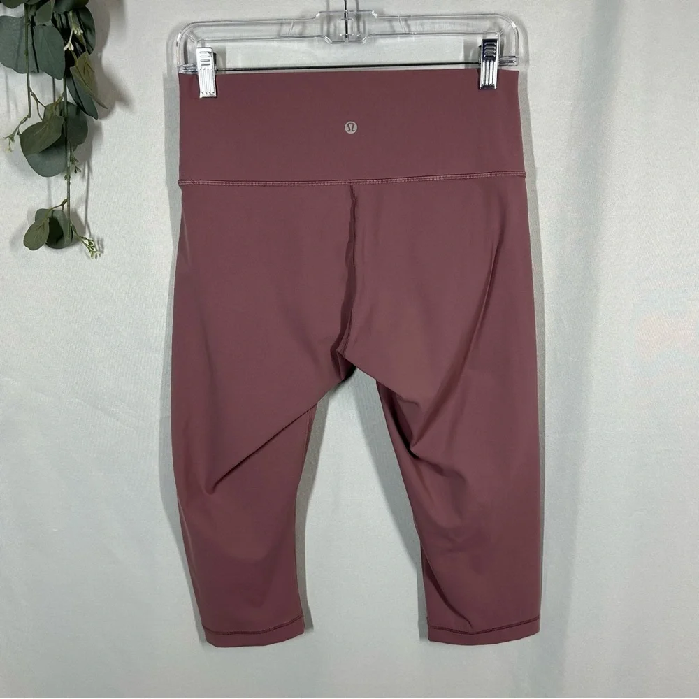 Lululemon | Wunder Under Hi-Rise 1/2 Tight 17” Figue Leggings Women’s Size 10